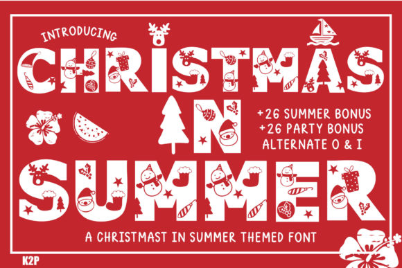 Christmas in Summer Font 1 Christmas in Summer Font