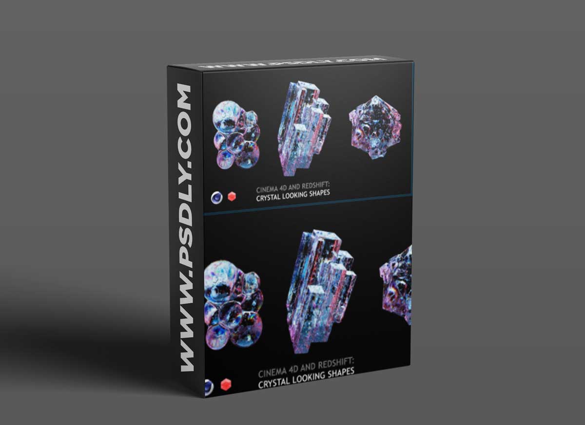 Cinema 4D and Redshift: Crystal Looking Shapes 1 Cinema 4D and Redshift: Crystal Looking Shapes