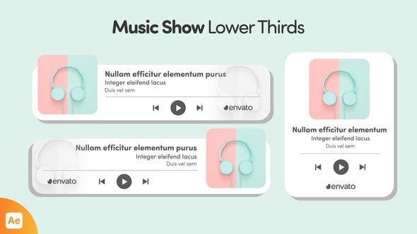 Videohive Music Show Lower Thirds 33743552 1 Videohive Music Show Lower Thirds 33743552