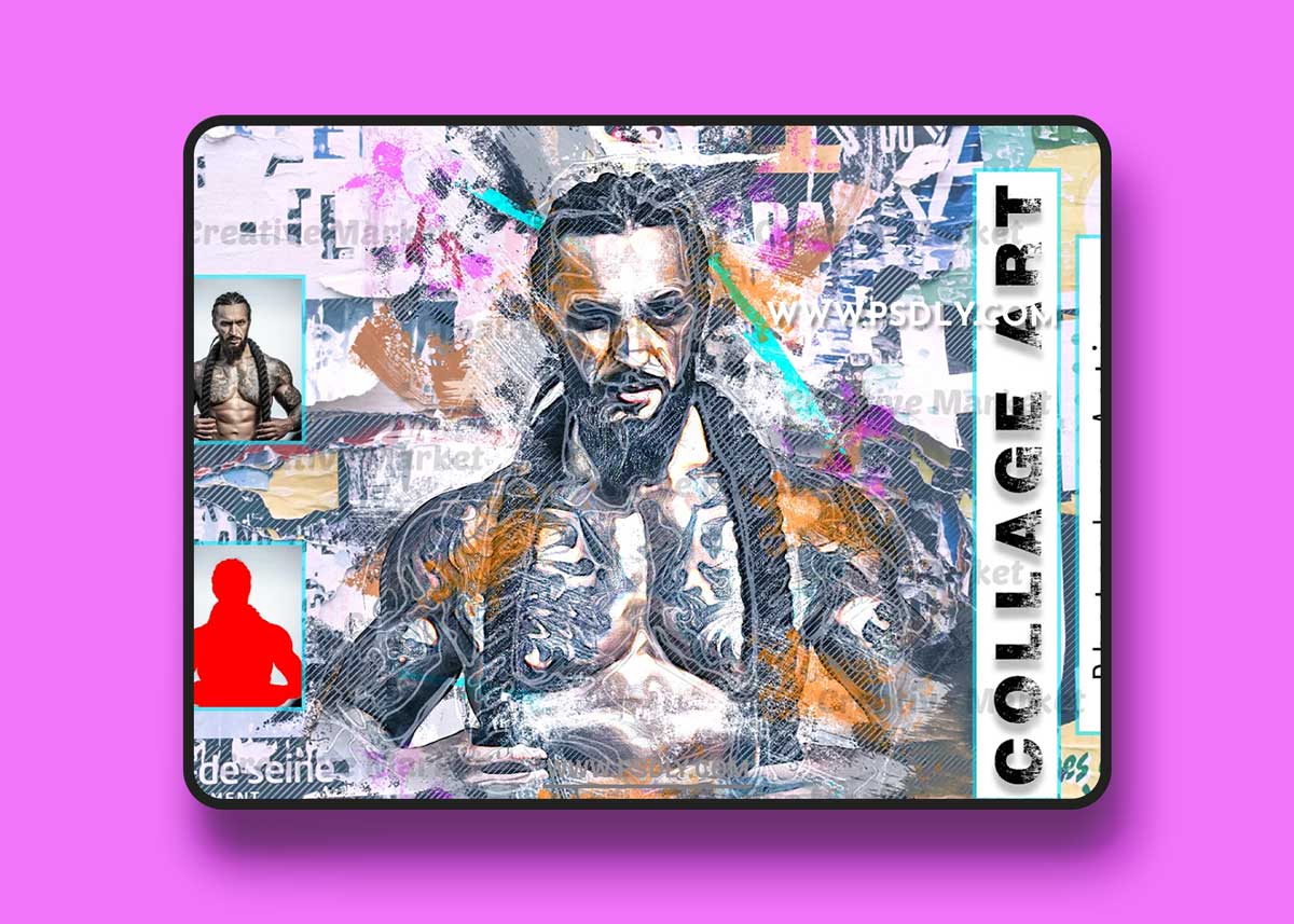 CreativeMarket - Collage Art Photoshop Action 6535731 1 CreativeMarket - Collage Art Photoshop Action 6535731