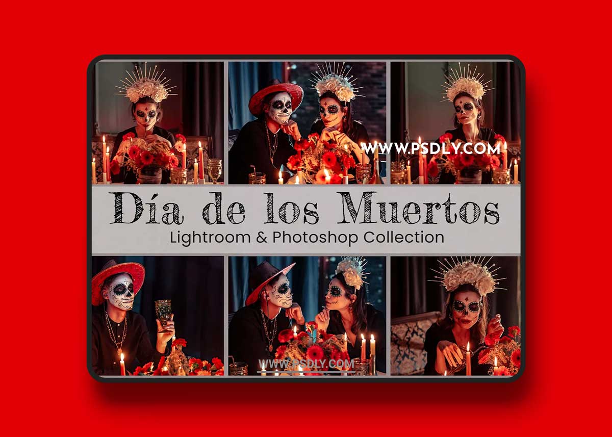 CreativeMarket - Dia de Los Muertos Lightroom PS LUTs 6525741 1 CreativeMarket - Dia de Los Muertos Lightroom PS LUTs 6525741