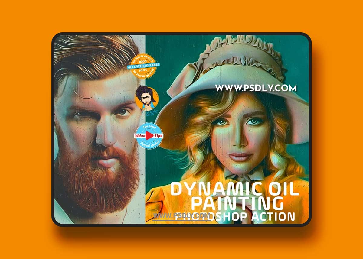 CreativeMarket - Dynamic Oil Painting Effect 6462795 1 CreativeMarket - Dynamic Oil Painting Effect 6462795