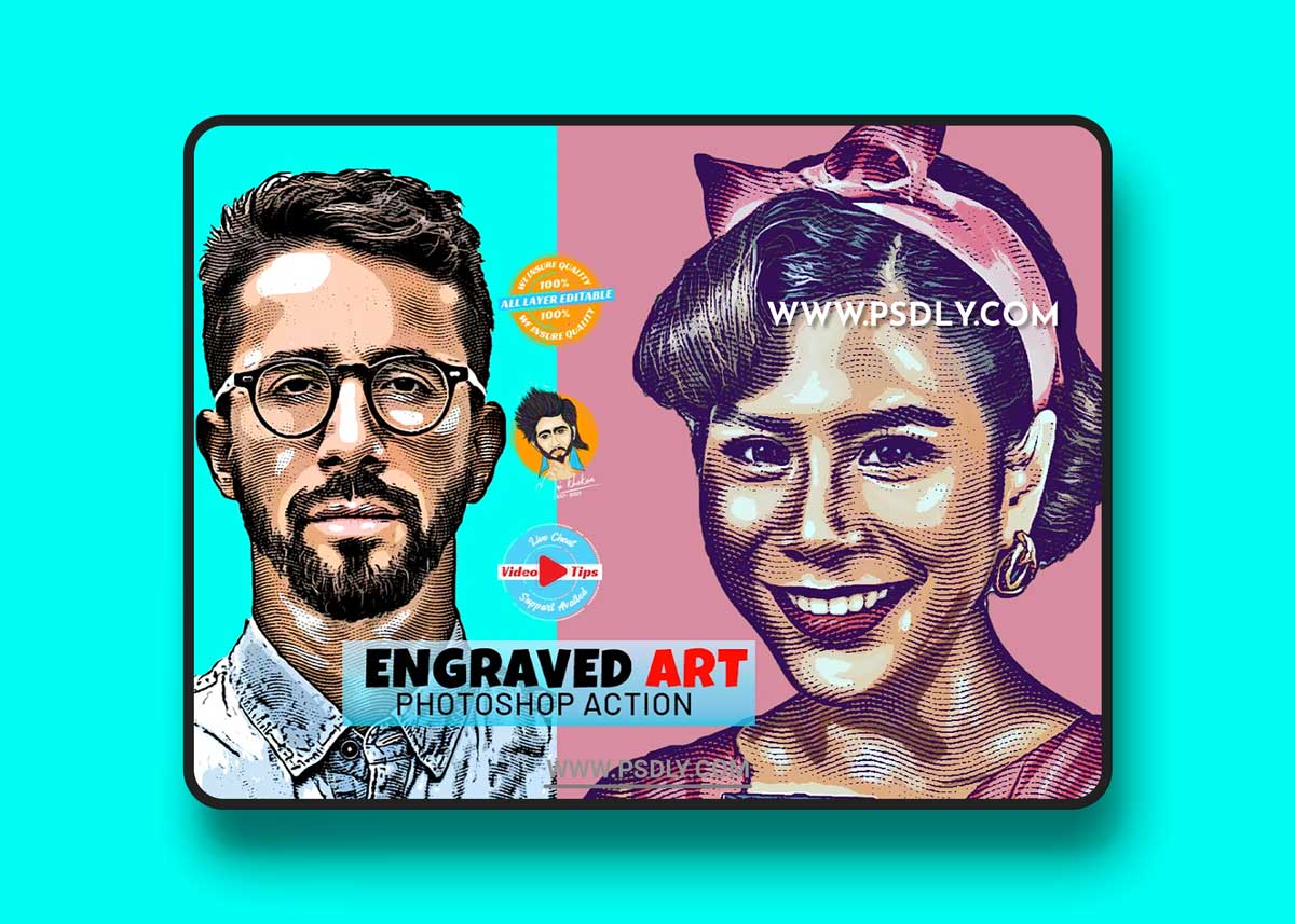 CreativeMarket - Engraved Art Effect 6407853 1 CreativeMarket - Engraved Art Effect 6407853