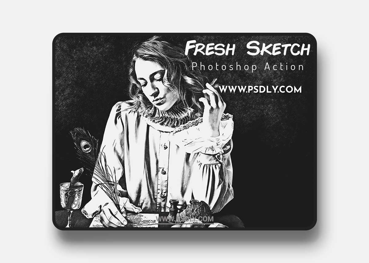 CreativeMarket - Fresh Sketch Photoshop Action 6468490 1 CreativeMarket - Fresh Sketch Photoshop Action 6468490