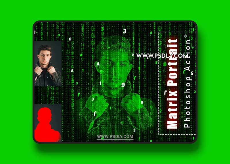 CreativeMarket - Matrix Portrait Photoshop Action 6456511 1 CreativeMarket - Matrix Portrait Photoshop Action 6456511