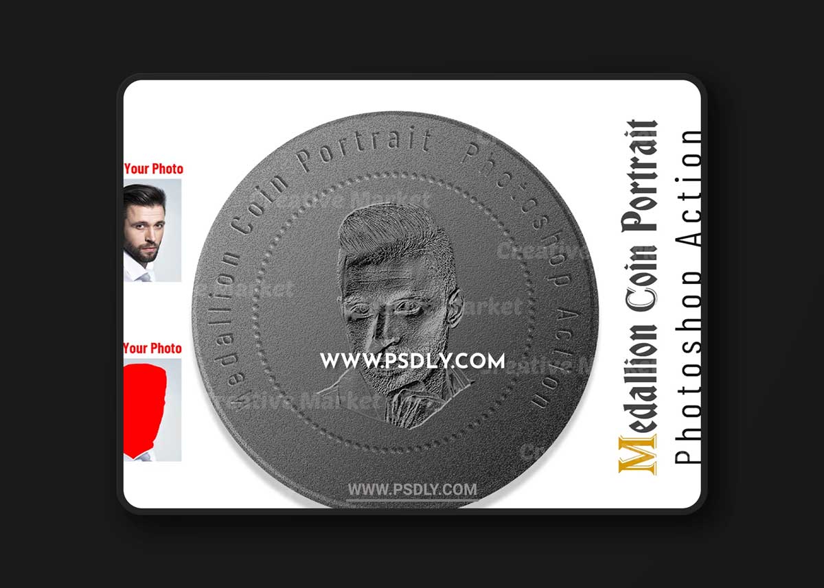 CreativeMarket - Medallion Coin Portrait PS Action 6530547 1 CreativeMarket - Medallion Coin Portrait PS Action 6530547