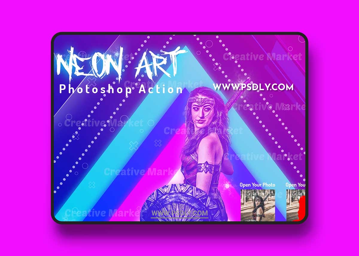 CreativeMarket - Neon Art Photoshop Action 6486009 1 CreativeMarket - Neon Art Photoshop Action 6486009