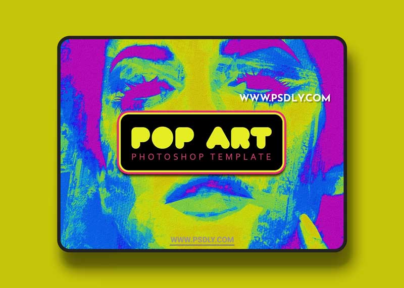 CreativeMarket - Pop Art Photoshop Template 5790110 1 CreativeMarket - Pop Art Photoshop Template 5790110