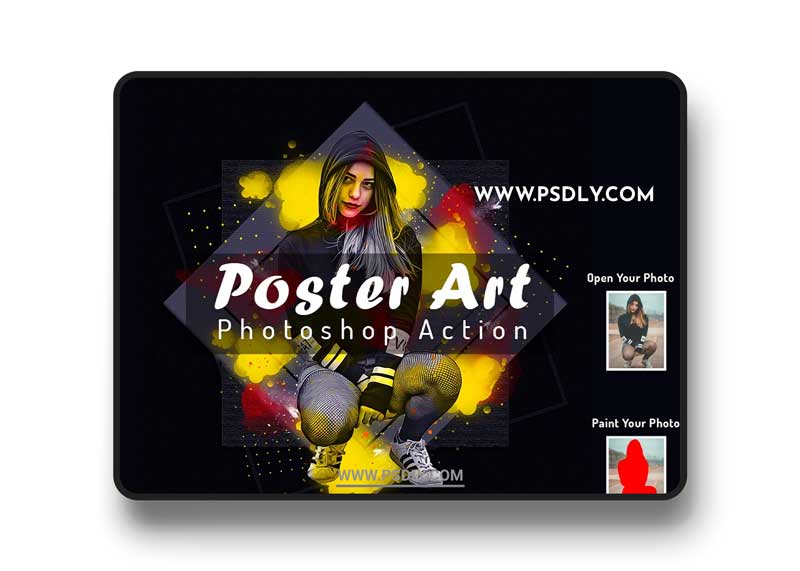 CreativeMarket - Poster Art Photoshop Action 6453860 1 CreativeMarket - Poster Art Photoshop Action 6453860
