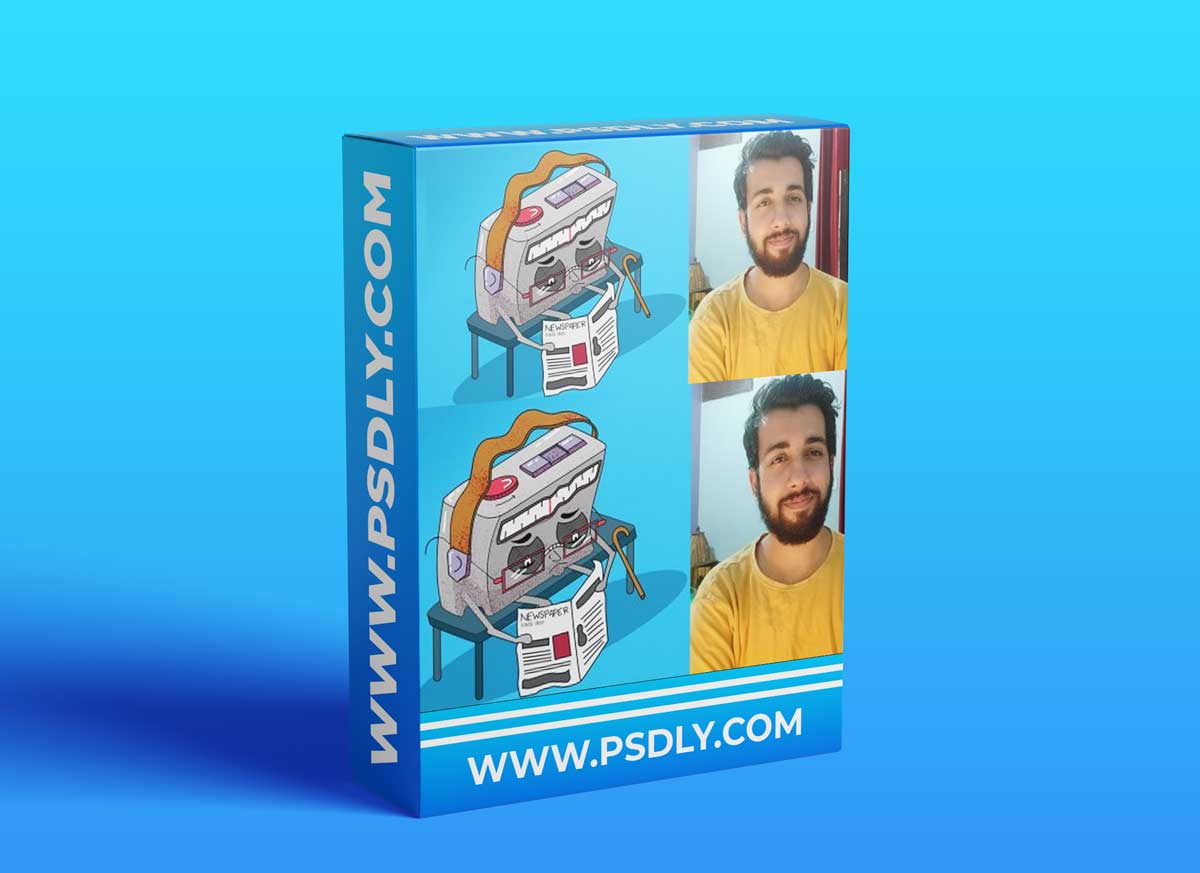 Digital Illustration: Make Fun Character from Daily Objects 1 Digital Illustration: Make Fun Character from Daily Objects