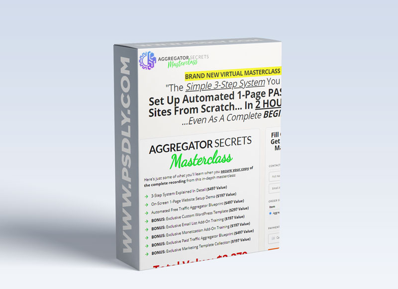 Duston McGroarty – Aggregator Secrets Masterclass Download (2021) 1 Duston McGroarty – Aggregator Secrets Masterclass Download (2021)