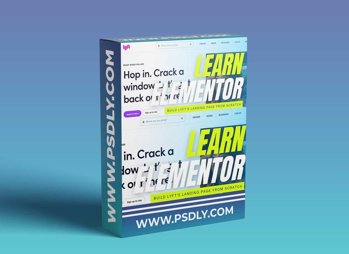 Elementor Class for Beginners - Learn by Designing Lyft's Landing Page 1 Elementor Class for Beginners - Learn by Designing Lyft's Landing Page
