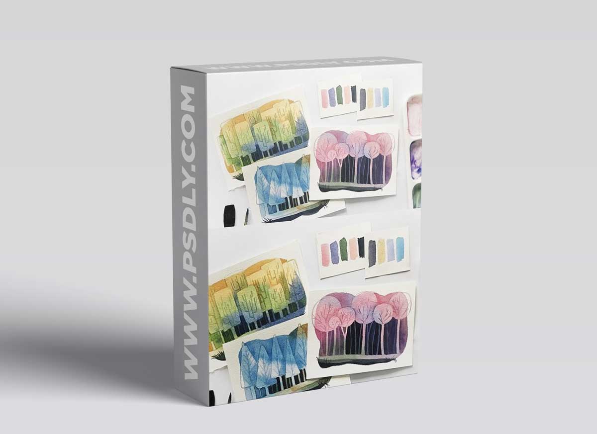 Enchanted Forests | Explore Negative Painting in Watercolors 1 Enchanted Forests | Explore Negative Painting in Watercolors