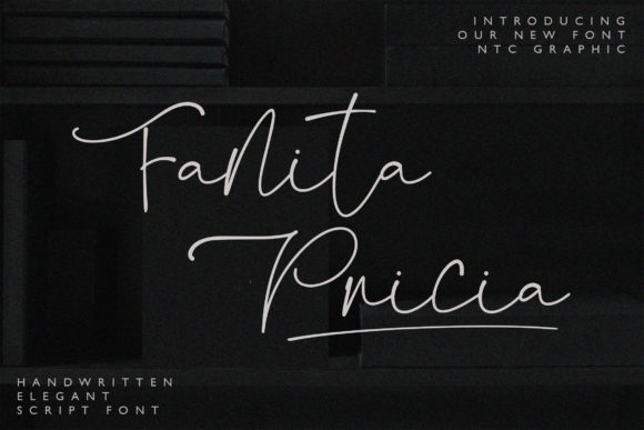 Fanita Pricia Font 1 Fanita Pricia Font