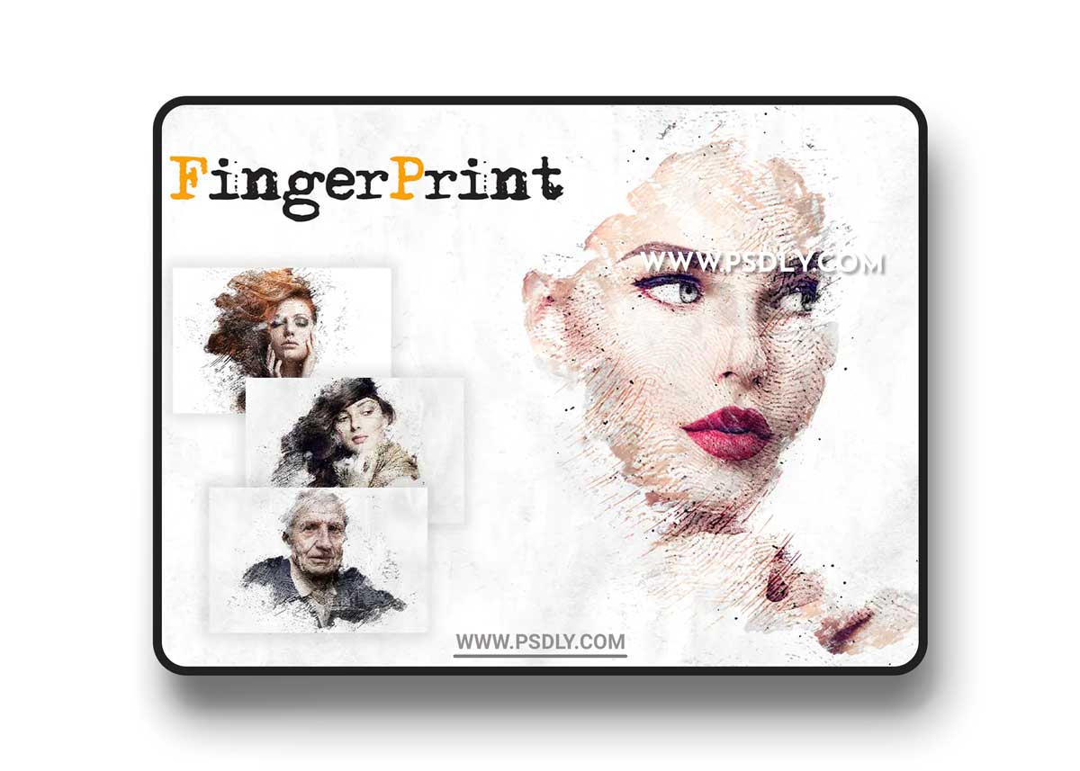 Fingerprint CS4+ Photoshop Action 1 Fingerprint CS4+ Photoshop Action