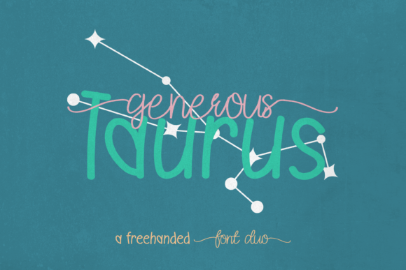 Generous Taurus Duo Font 1 Generous Taurus Duo Font