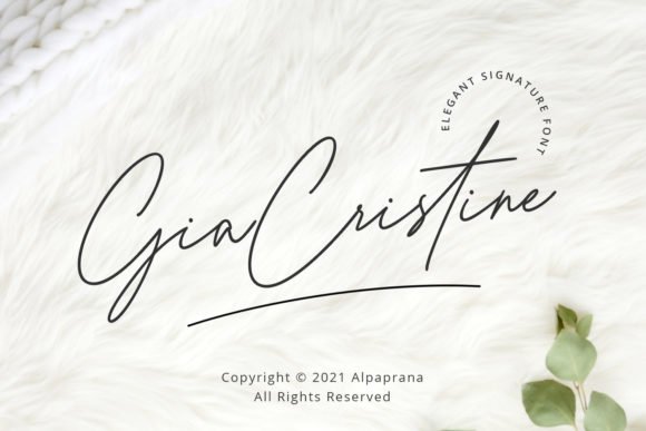 Gia Cristine Font 1 Gia Cristine Font