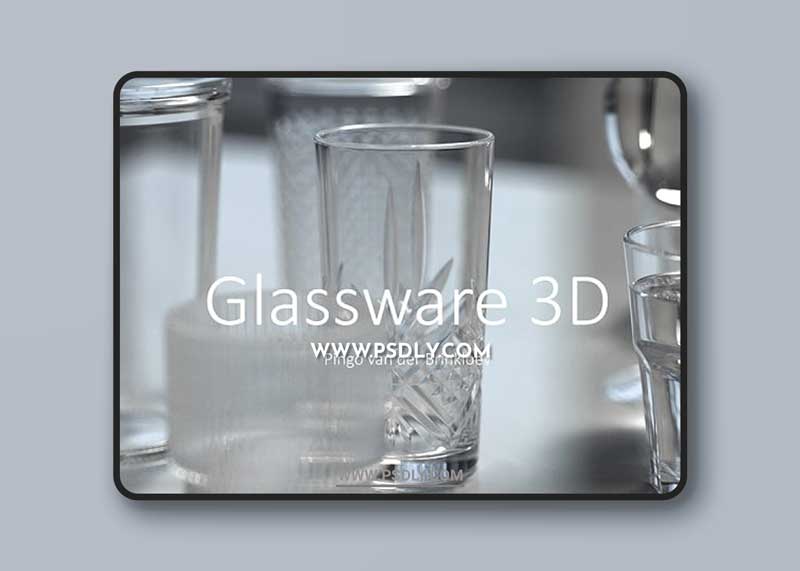 Glassware 3D by Pingo van der Brinkloev 1 Glassware 3D by Pingo van der Brinkloev