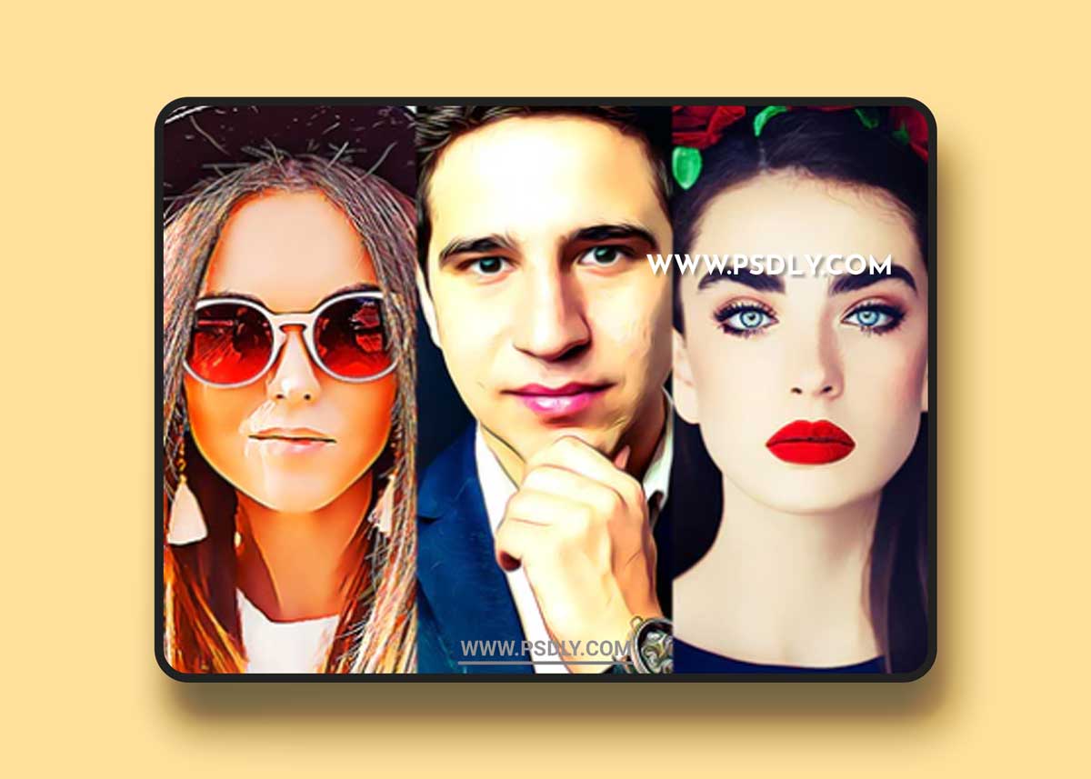 GraphicRiver - Cartoon Vector Painting - 3in1 Photoshop Action Bundle 22847219 1 GraphicRiver - Cartoon Vector Painting - 3in1 Photoshop Action Bundle 22847219