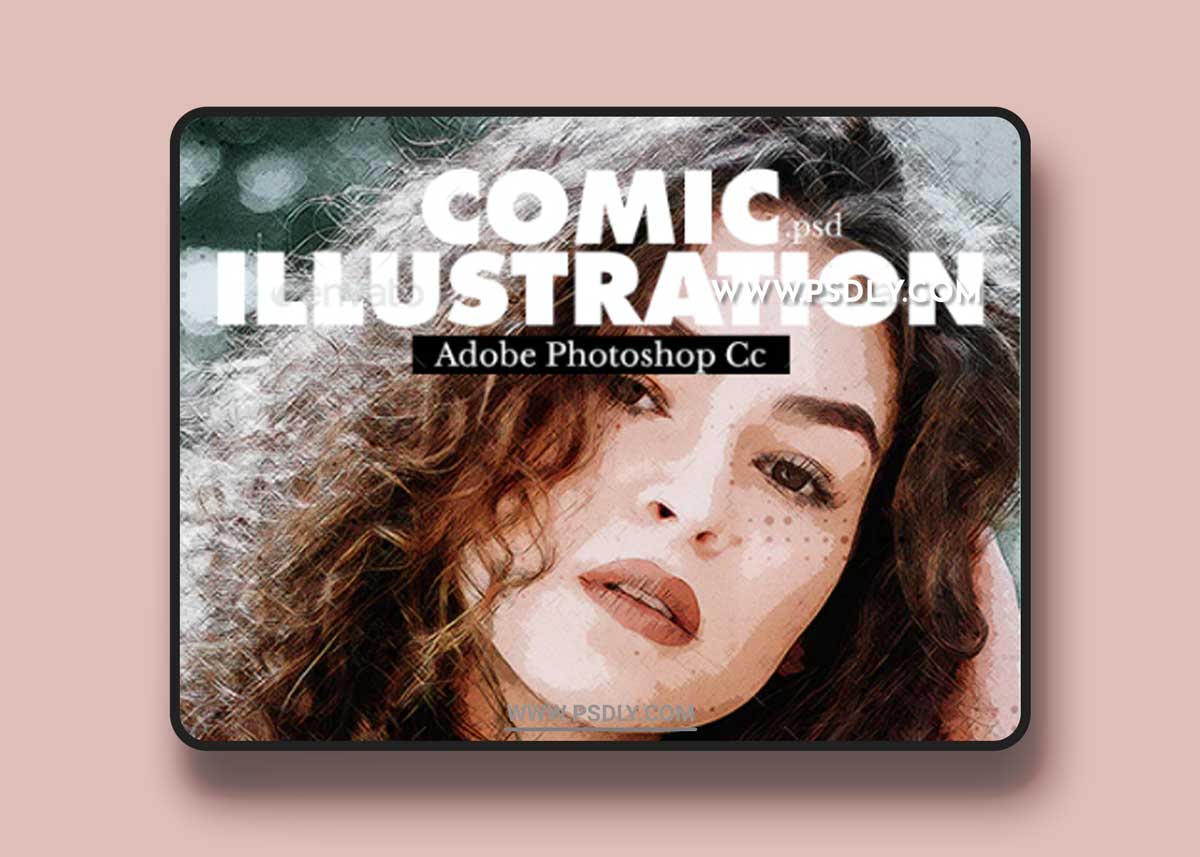 GraphicRiver - Comic Illustration Photo Template 22613119 1 GraphicRiver - Comic Illustration Photo Template 22613119