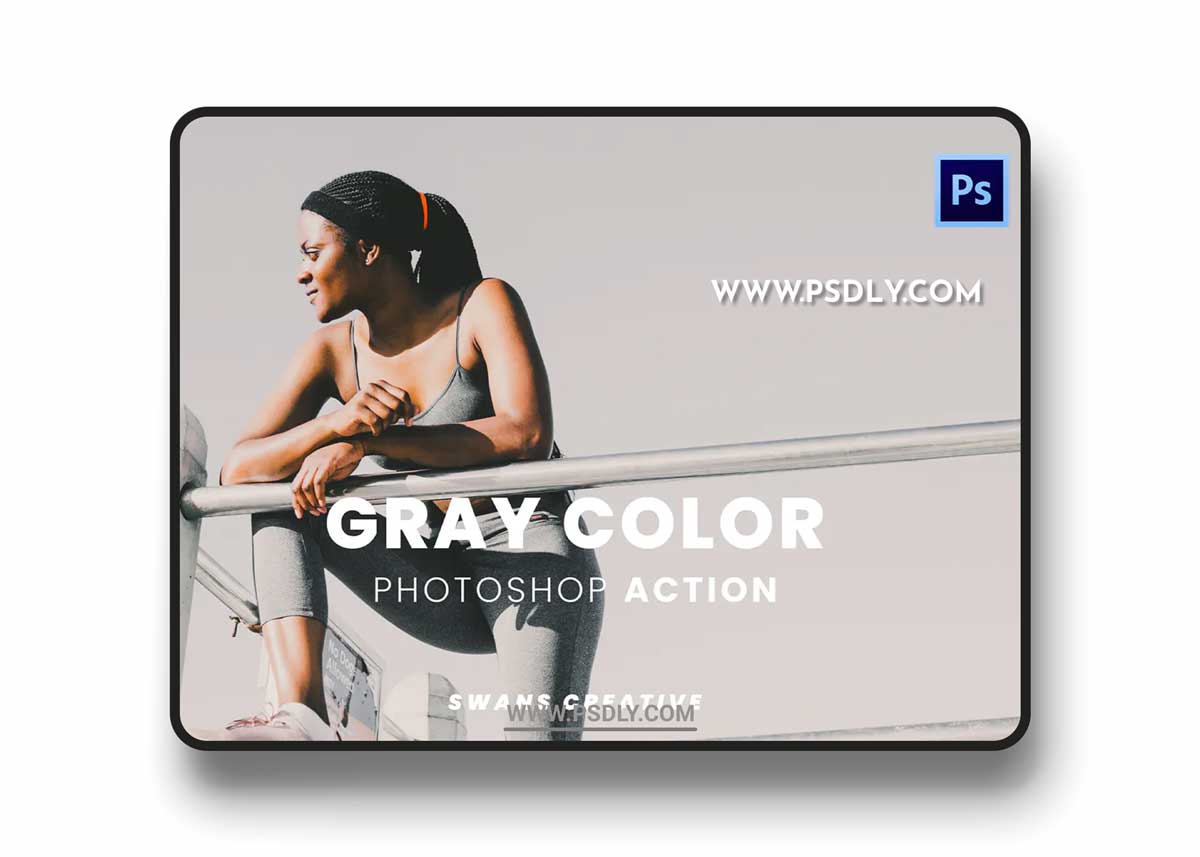 Gray Color Photoshop Action 1 Gray Color Photoshop Action