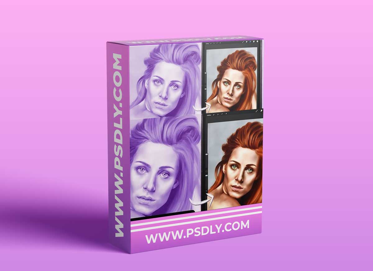 Grayscale to Color in Procreate: How to Color a Portrait with Blend Modes 1 Grayscale to Color in Procreate: How to Color a Portrait with Blend Modes