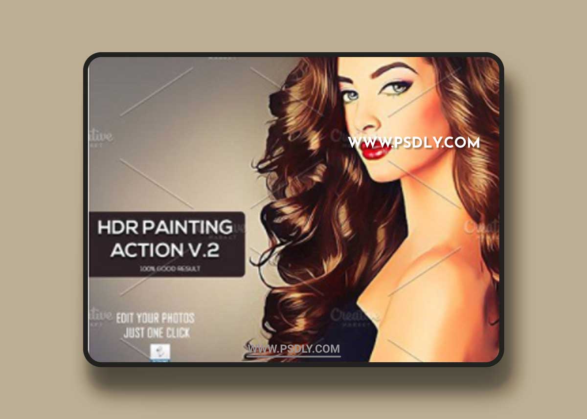 HDR Painting v2 Photoshop Action 1 HDR Painting v2 Photoshop Action