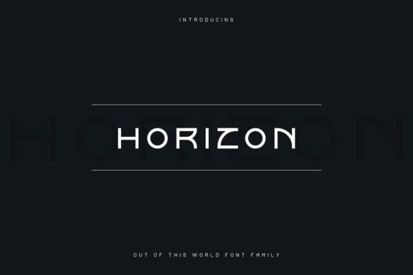 Horizon Font 1 Horizon Font