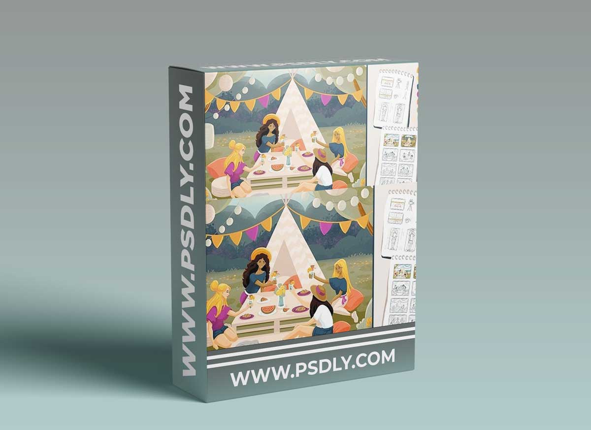 Illustrate People & Scenes in Procreate: Character Design & Composition 1 Illustrate People & Scenes in Procreate: Character Design & Composition