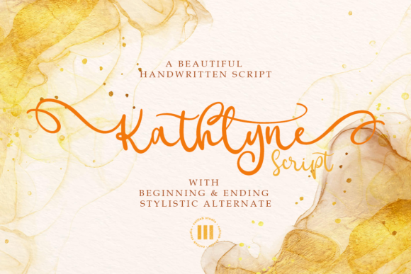 Kathlyn Script Font 1 Kathlyn Script Font