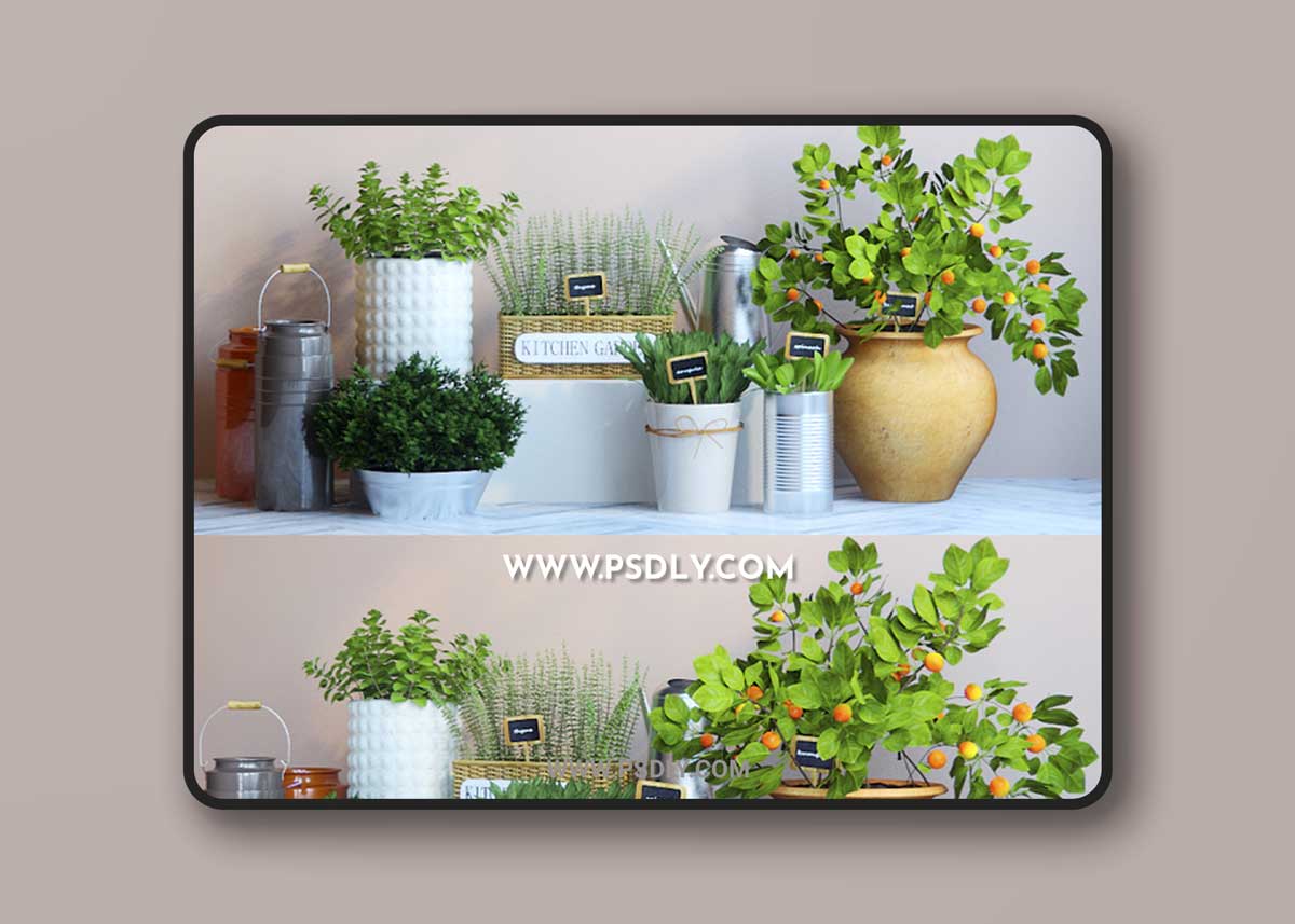Kitchen Garden 4 3D Model 1 Kitchen Garden 4 3D Model