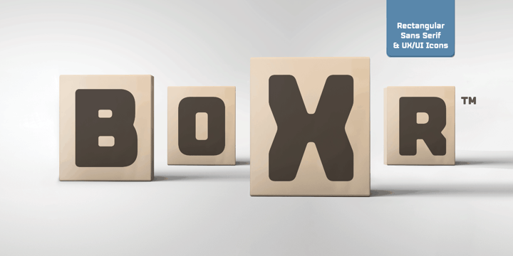 Boxr Font Family 1 Boxr Font Family