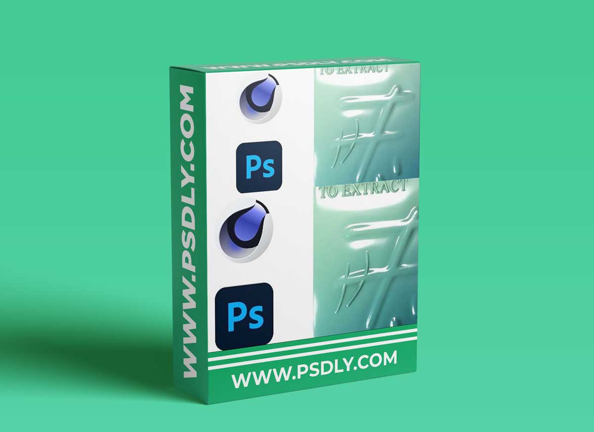 Learn C4D and Adobe Photoshop - Inflated Animated Poster 1 Learn C4D and Adobe Photoshop - Inflated Animated Poster