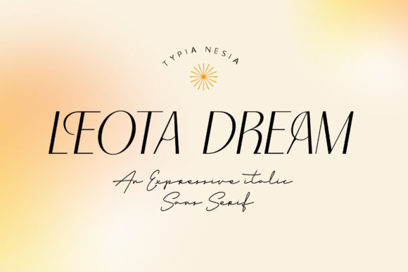 Leota Dream Font 1 Leota Dream Font