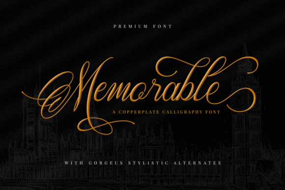 Memorable Font 1 Memorable Font