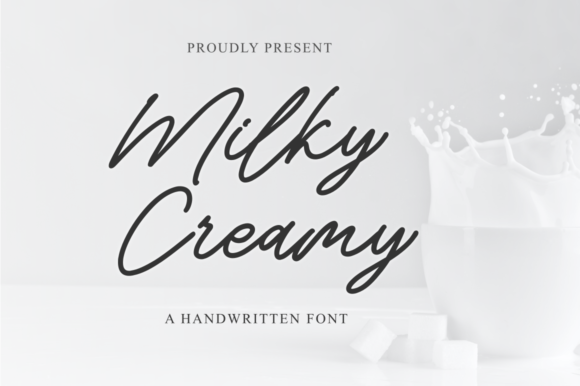 Milky Creamy Font 1 Milky Creamy Font