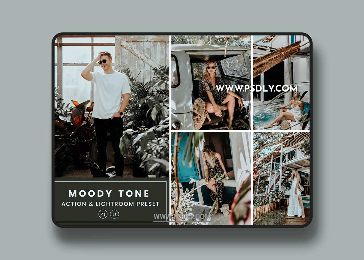 Moody Tone Action & Lightrom Presets 1 Moody Tone Action & Lightrom Presets