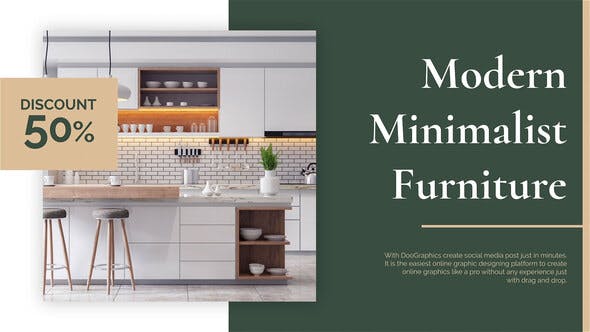 Videohive Morden Minimalist Furniture Promo 33992248