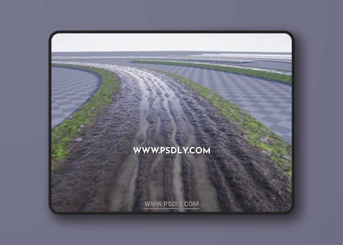 Muddy Roads Mat Pack 3D Models 1 Muddy Roads Mat Pack 3D Models