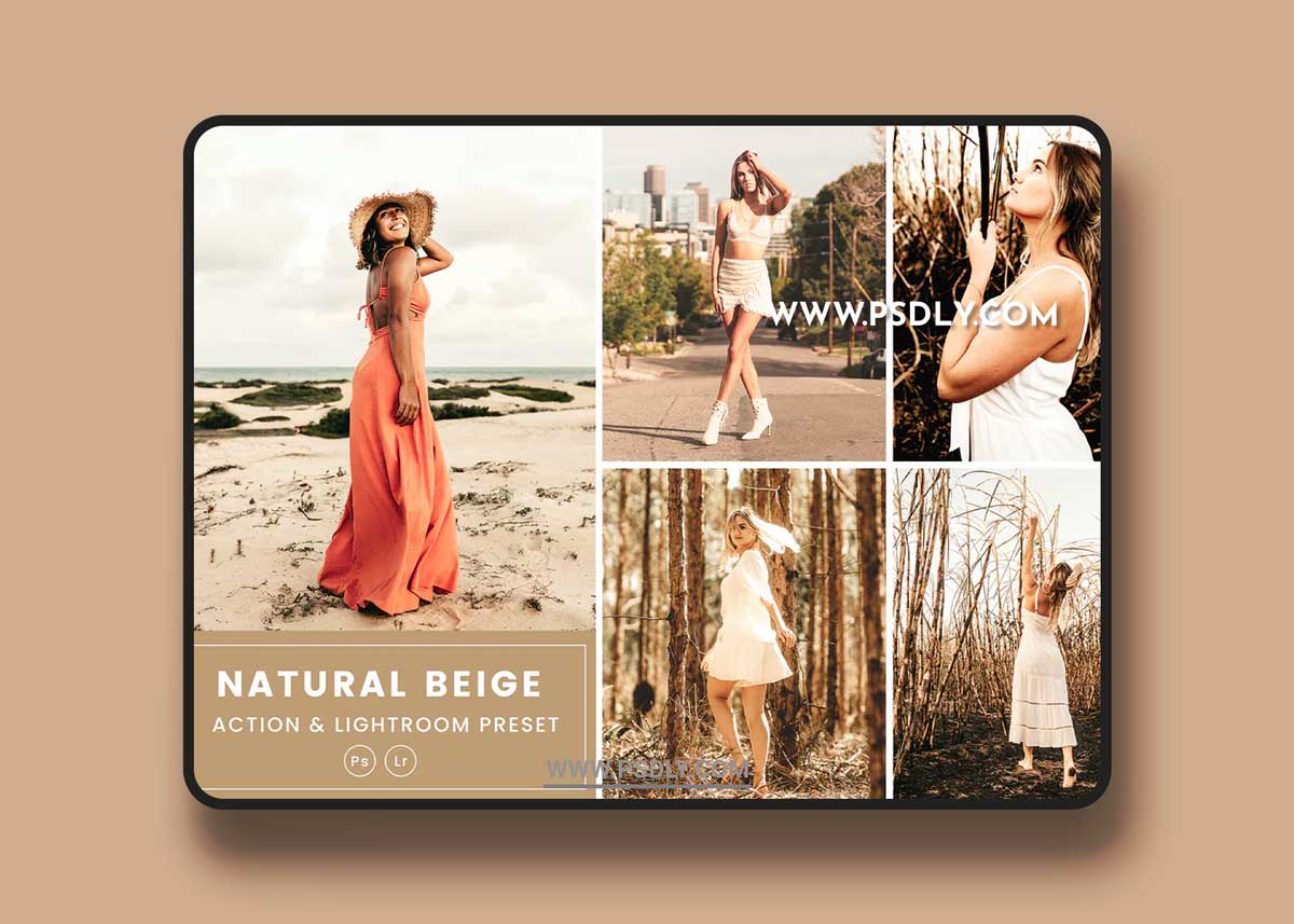 Natural Beige Action & Lightrom Presets 1 Natural Beige Action & Lightrom Presets