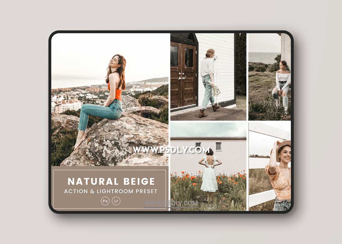 Natural Beige Action & Lightrom Presets 1 Natural Beige Action & Lightrom Presets
