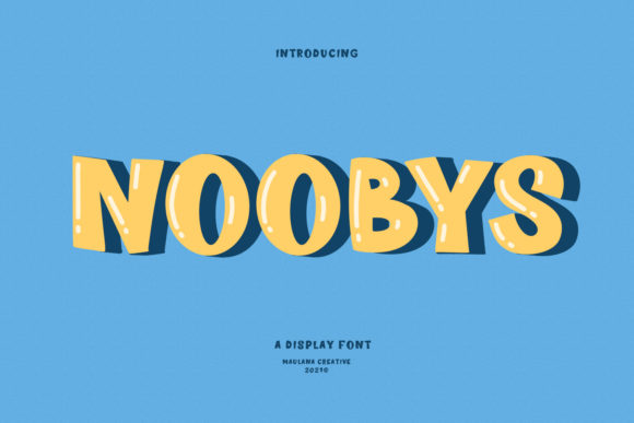 Noobys Font 1 Noobys Font