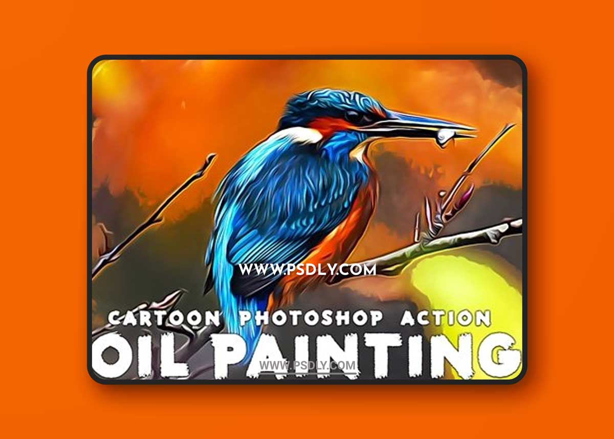 Oil Painting Photoshop Action 1 Oil Painting Photoshop ActionOil Painting Photoshop Action