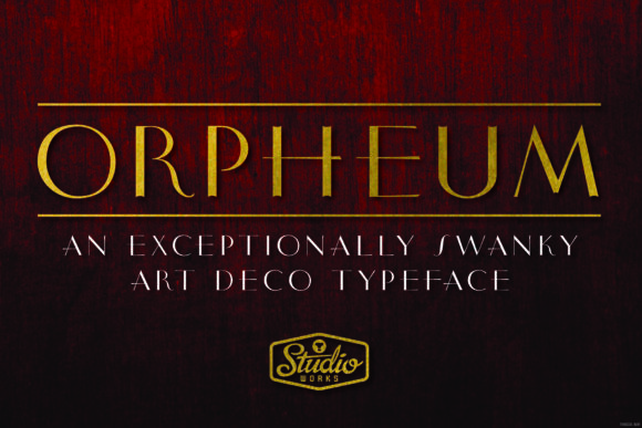 Orpheum Font 1 Orpheum Font