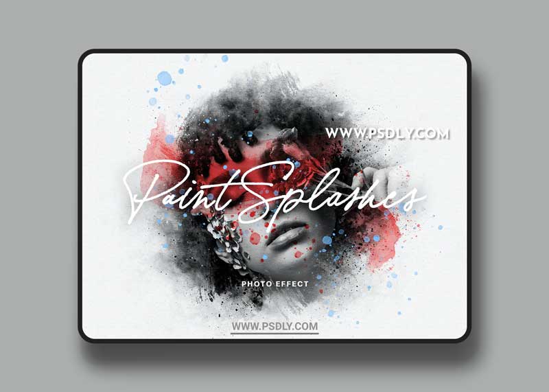 Paint Splashes Photo Effect 1 Paint Splashes Photo Effect