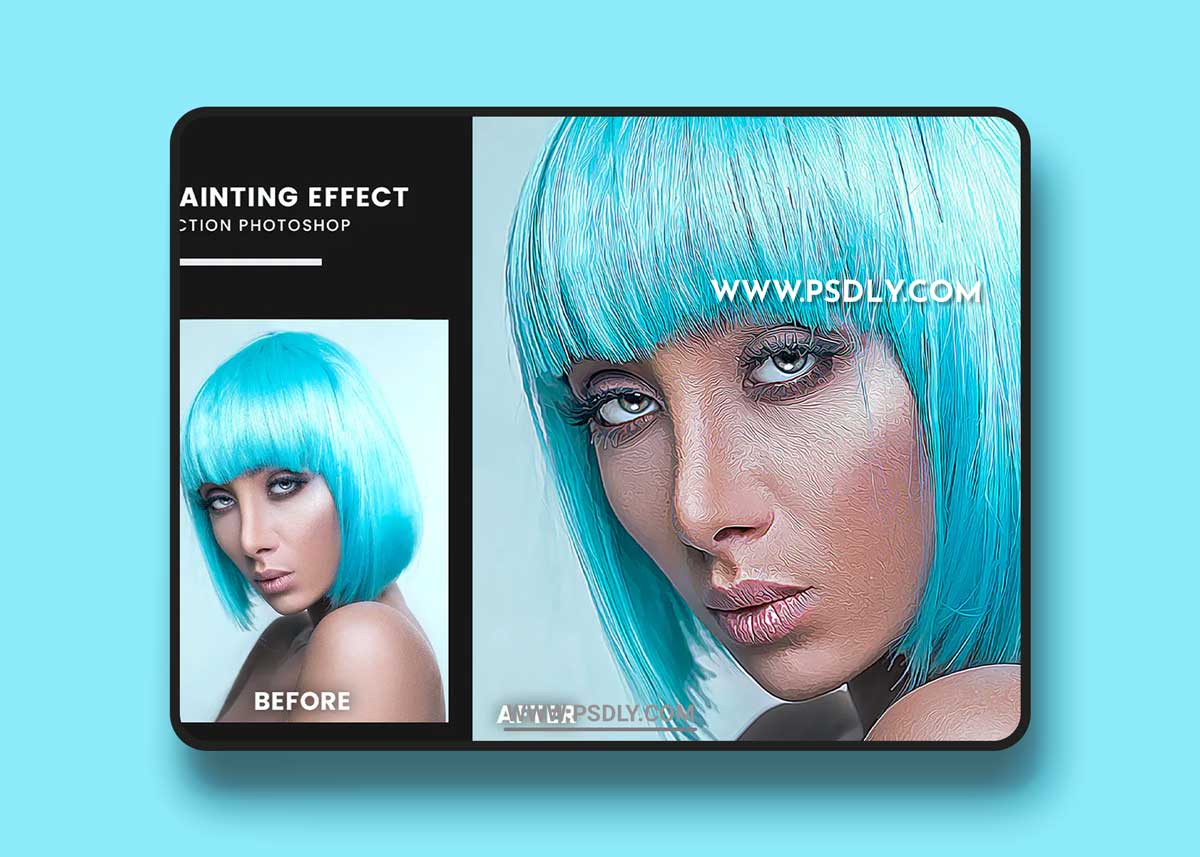 Painting Effect Photoshop Action 1 Painting Effect Photoshop Action