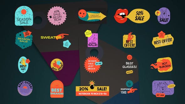 Videohive Sticker Sale Titles || After Effects 33926673 1 Videohive Sticker Sale Titles || After Effects 33926673