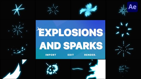 Videohive Explosions and Sparks Pack | After Effects 33693737 1 Videohive Explosions and Sparks Pack | After Effects 33693737