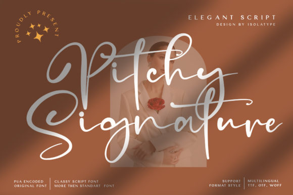 Pitchy Signature Font 1 Pitchy Signature Font