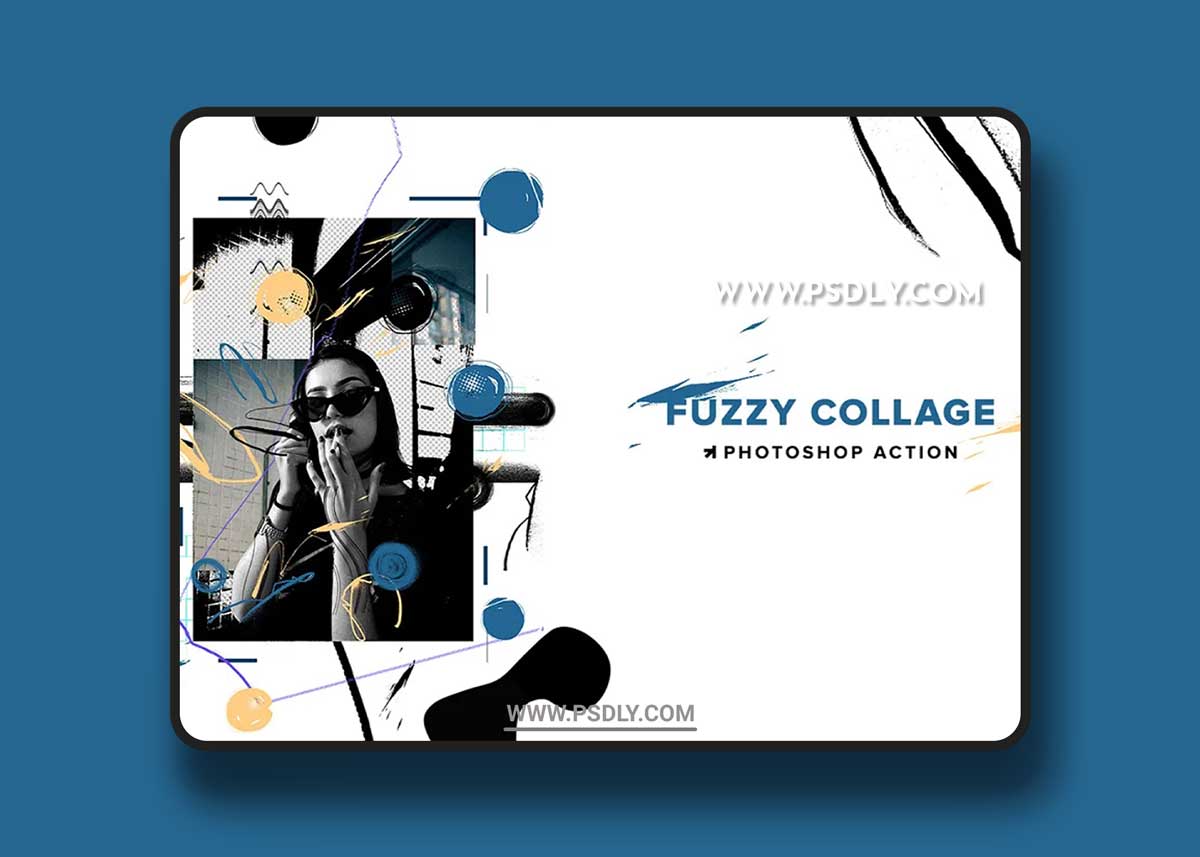 CreativeMarket - Fuzzy Collage Photoshop Action 6357886 1 CreativeMarket - Fuzzy Collage Photoshop Action 6357886